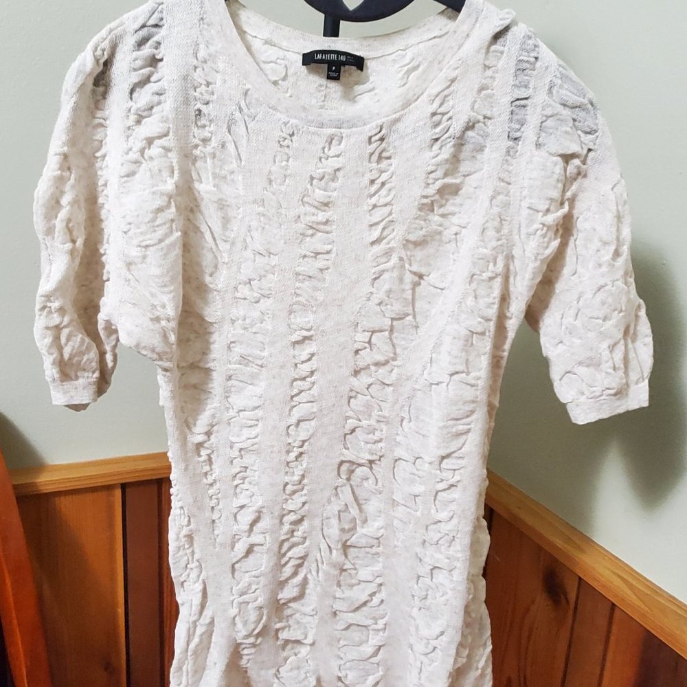 Lafayette 148 P ruched scrunch top